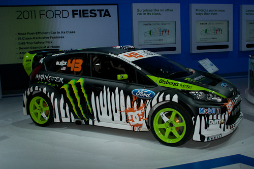 Ken Block's Gymkhana 3 Ford Focus on Display at Detroit Auto Show
