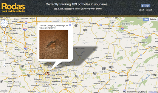 rodas RODAS looks to simplify reporting of potholes.