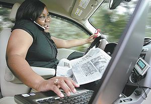 080927_1A_Distracted_Drivin You might think you're multitasking, but you're really just putting yourself and others in danger.
