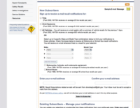NHTSA Offers Recall Notifications via Email