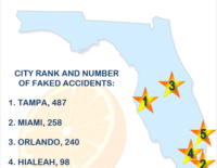Florida Leads Nation in Auto Insurance Fraud