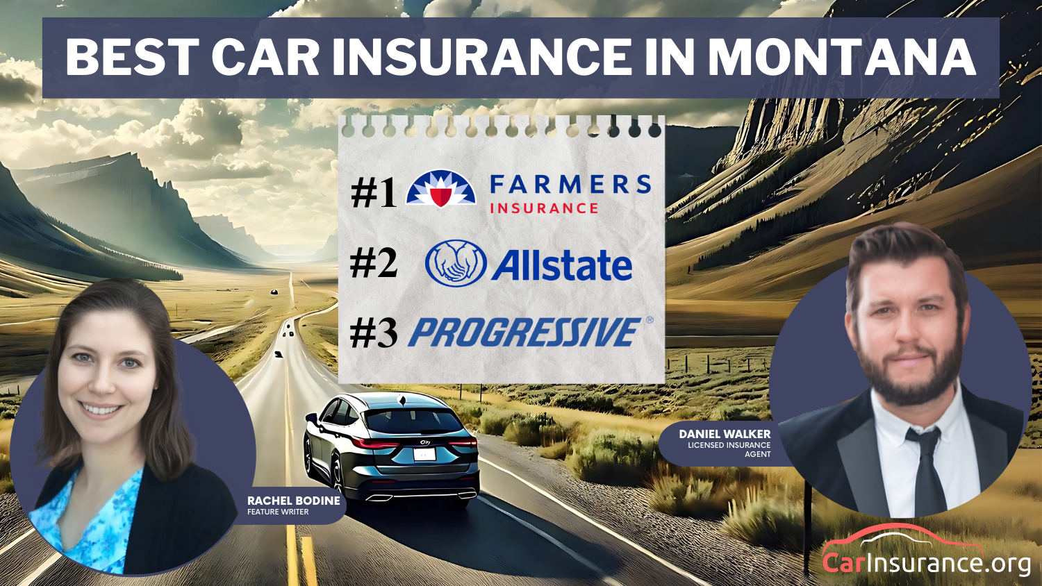 Best Car Insurance in Montana- Top 3 Companies: Farmers, Allstate, and Progressive