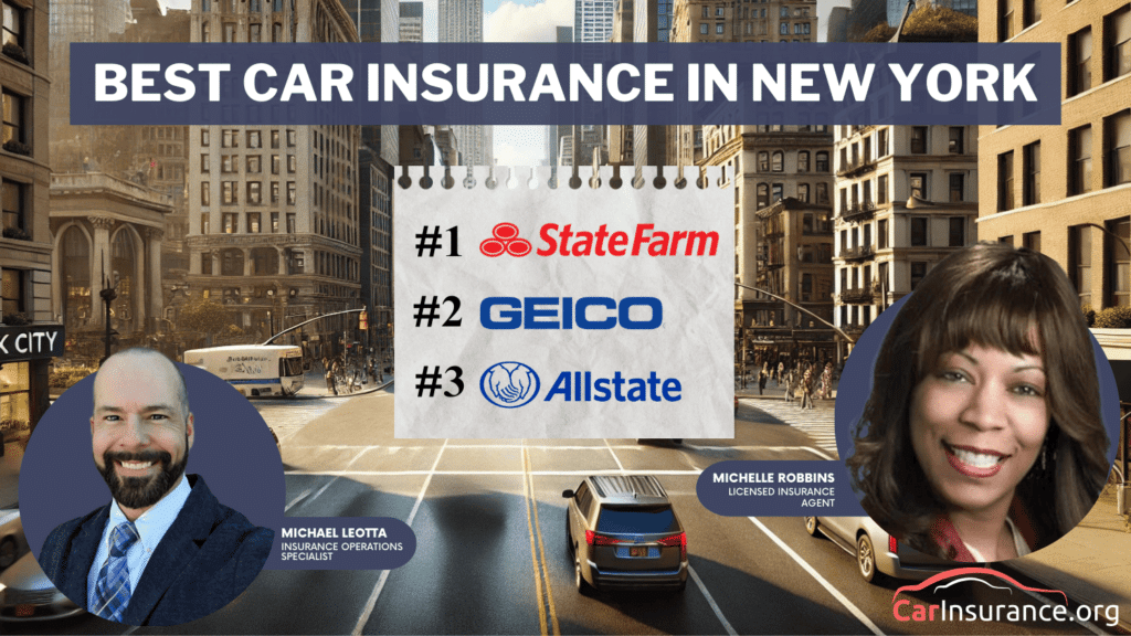 Best Car Insurance In New York For 2026 Review The Top 10 Companies Best Car Insurance In New York 2 1024x576 