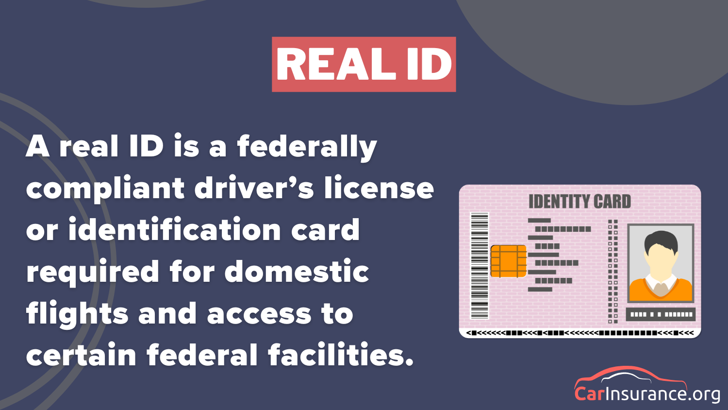 Real ID Definition Card: best car insurance in Mississippi