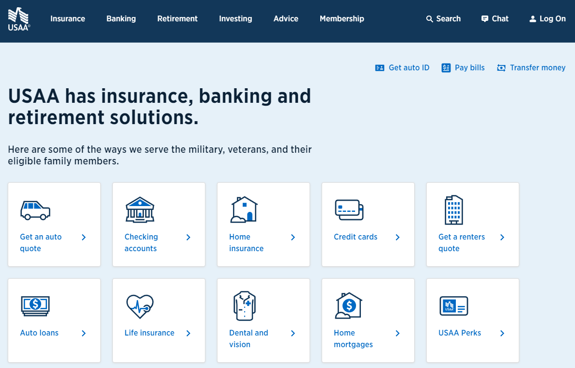 USAA homepage: Best Car Insurance in Minnesota