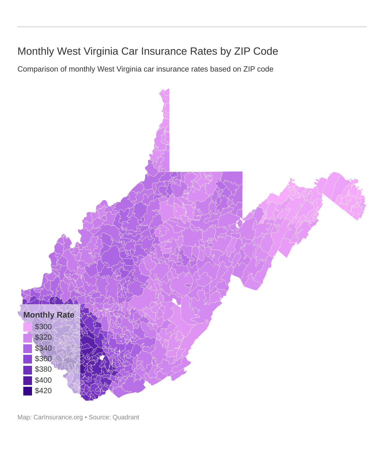 West Virginia Car Insurance Quotes Carinsurance Org